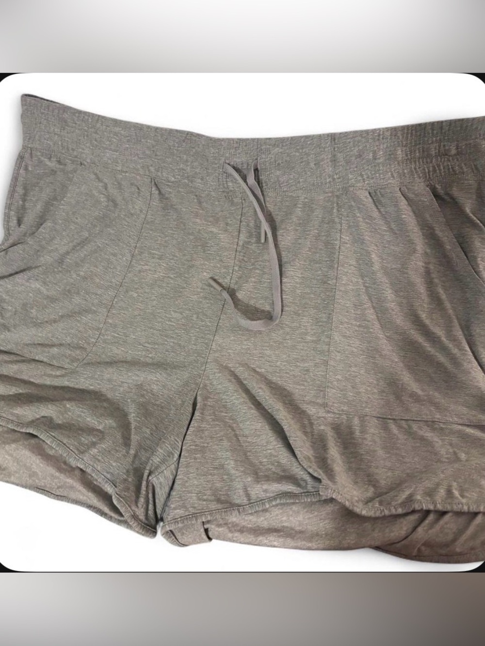 Women’s Lightweight Gray Drawstring Shorts